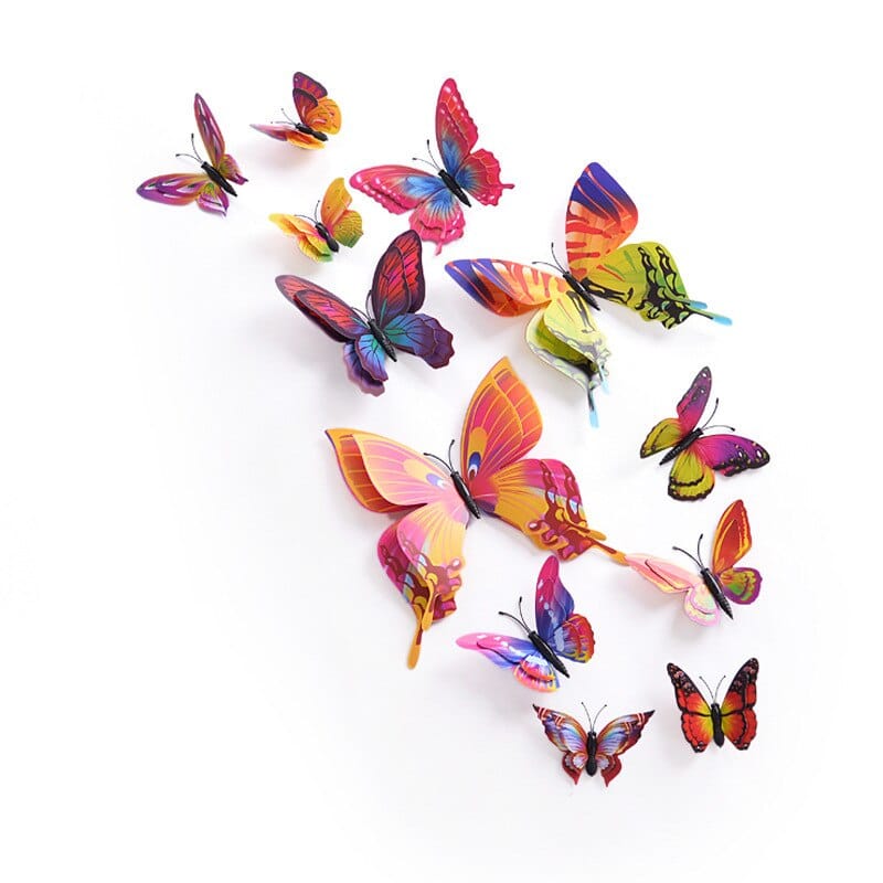 3d Butterfly Wall Sticker