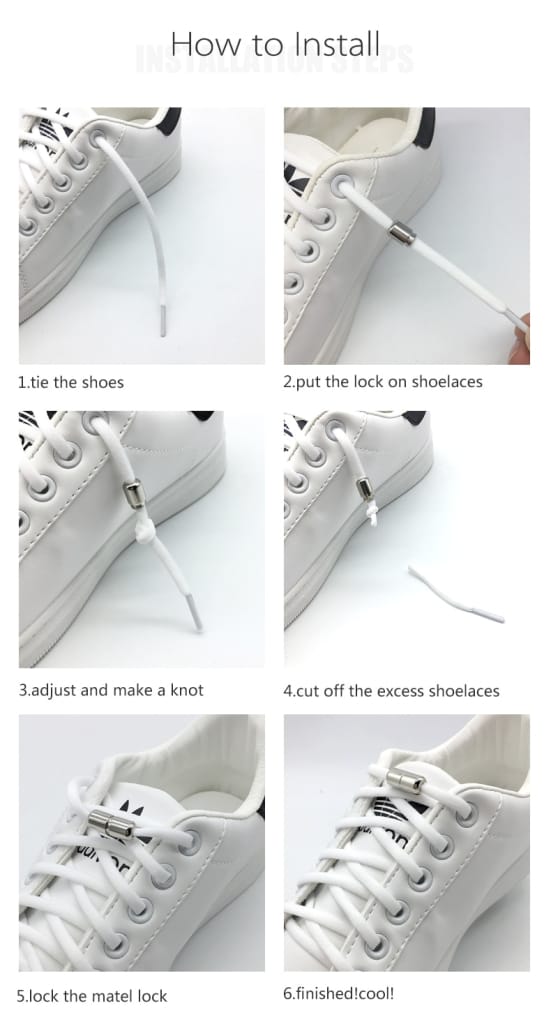 Elastic no Tie Shoelaces Semicircle Shoe Laces for Kids and