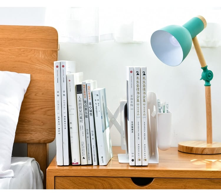 Adjustable Book Support Stand With Pen Holder Office