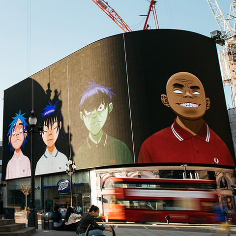 London Picadilly - Fred Perry x Gorillaz