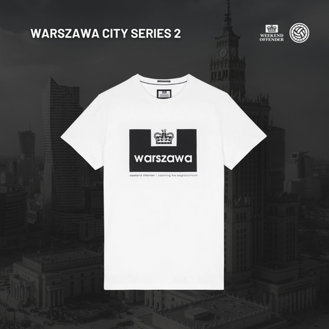 Klasyczny t-shirt Weekend Offender Warszawa z kolekcji City Series 2.
