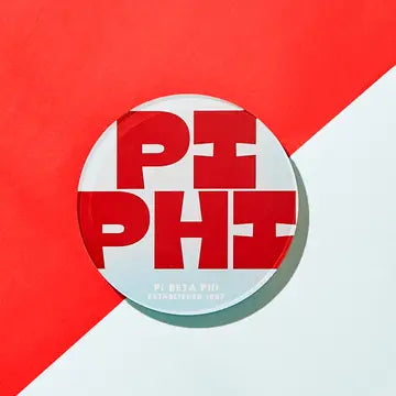Pi Beta Phi Acrylic Coasters