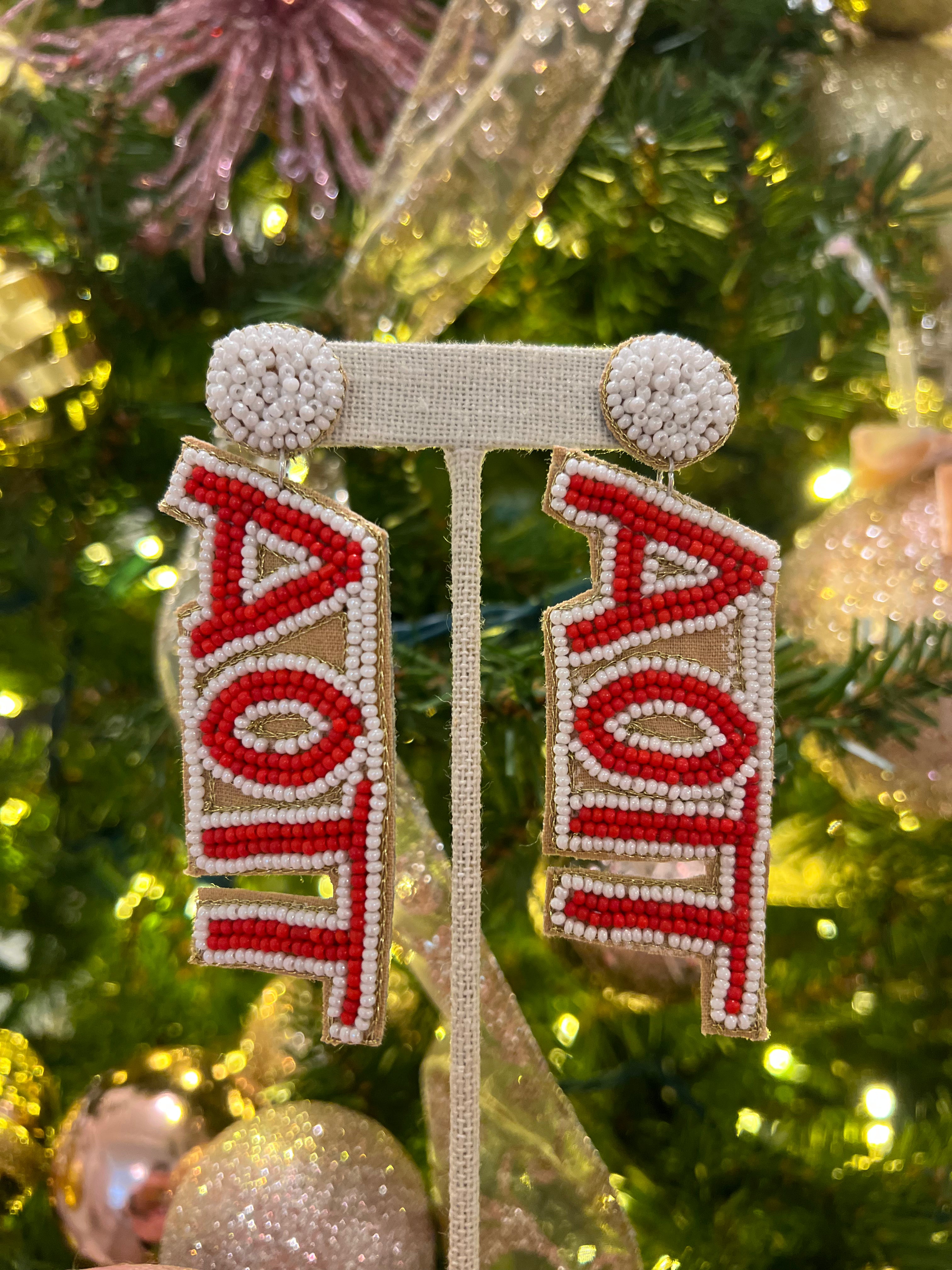 Alpha Omicron Pi Earrings