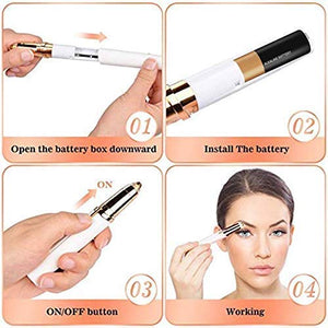 eyebrow trimmer battery