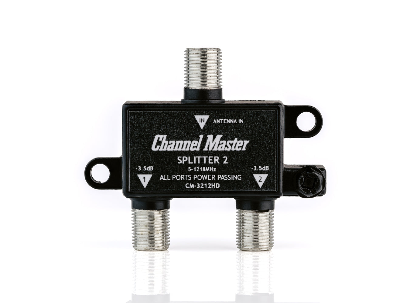 Natura Cierto masculino Splitter 2 for TV Antennas (2-Way) | Channel Master (CM-3212HD)