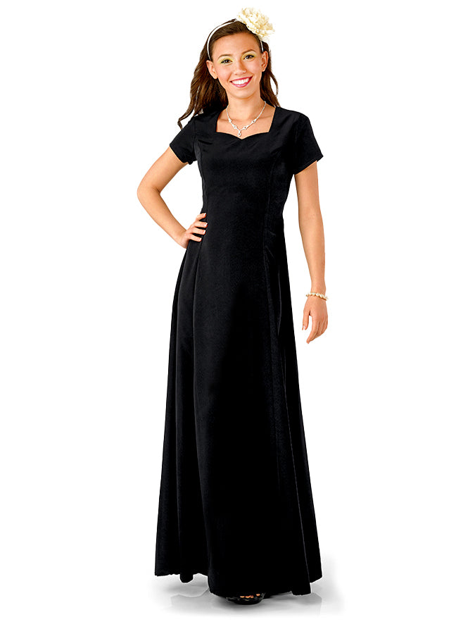 Long Black Concert Dress | tunersread.com