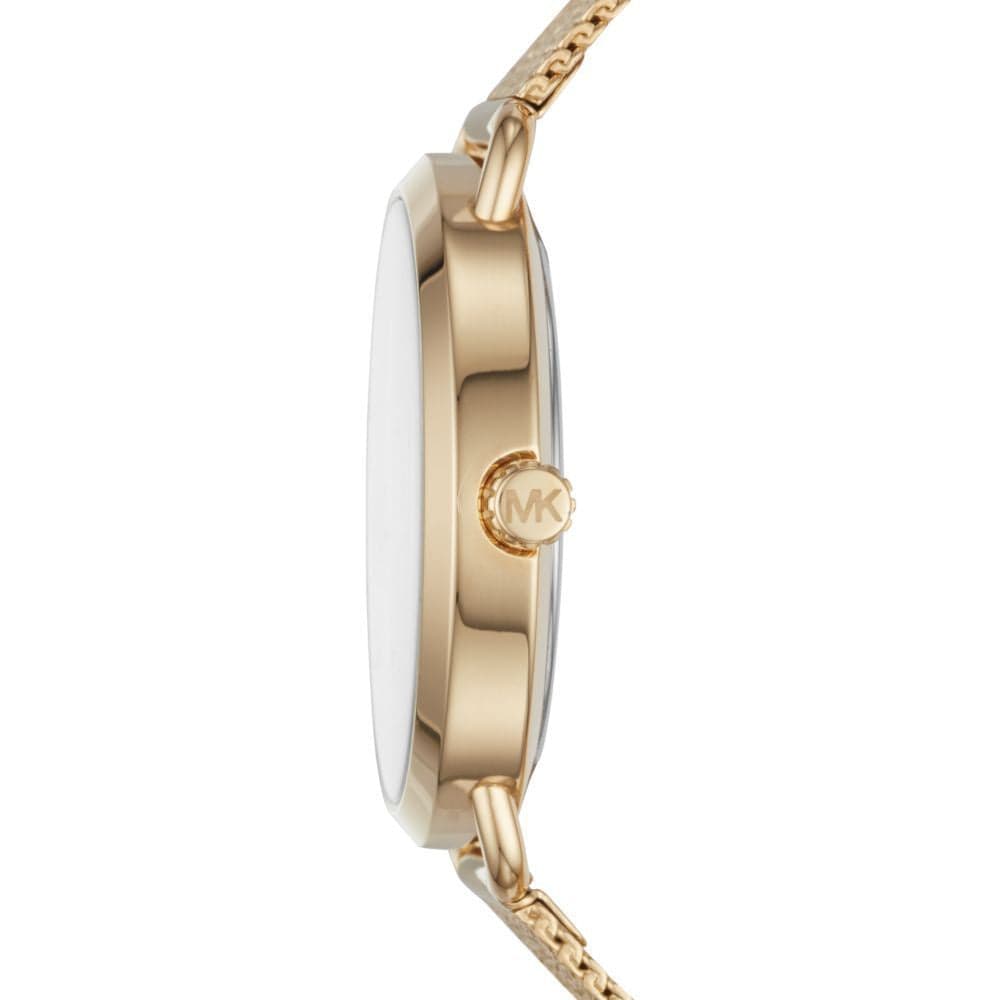 Michael Kors Portia Gold Stainless Steel Watch-MK3844