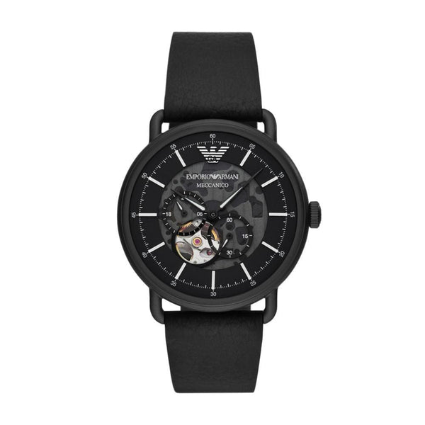 Diesel Chopped Mens Black Leather Watch - DZ1996