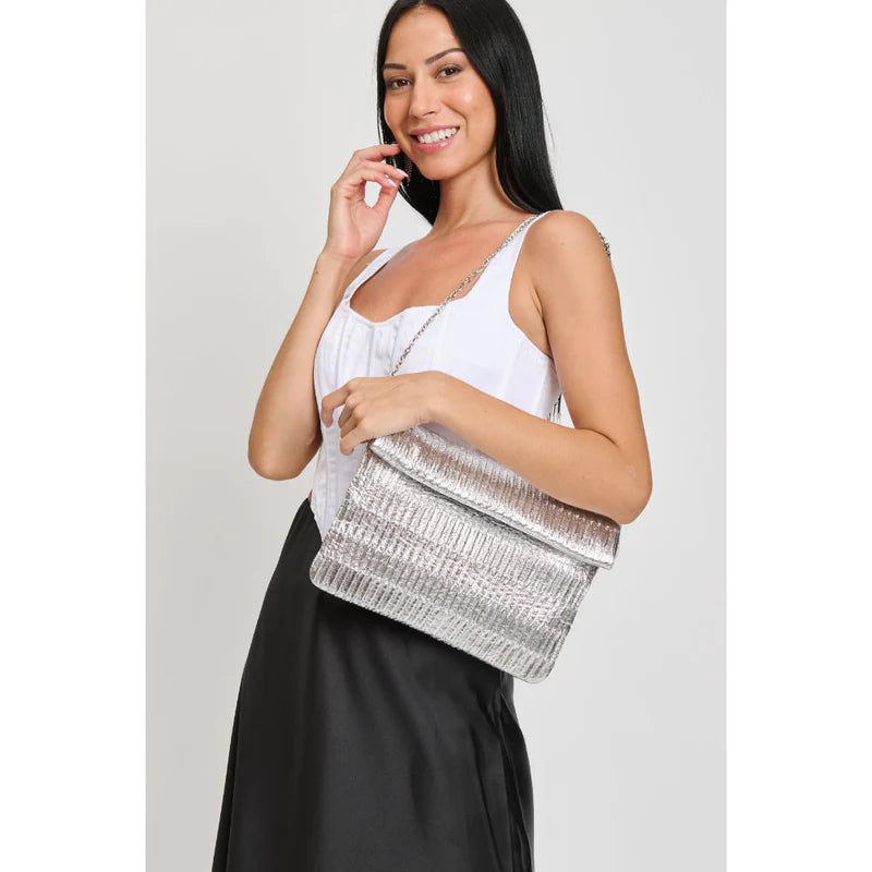 A woman carrying the Gianna Crossbody