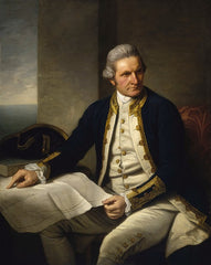 Retrato del Capitán James Cook por Nathaniel DanceHolland