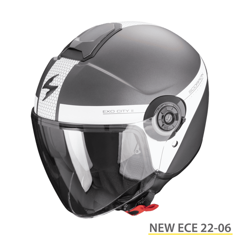 Casque moto SCORPION EXO-520 AIR FASTA Blanc Caméléon