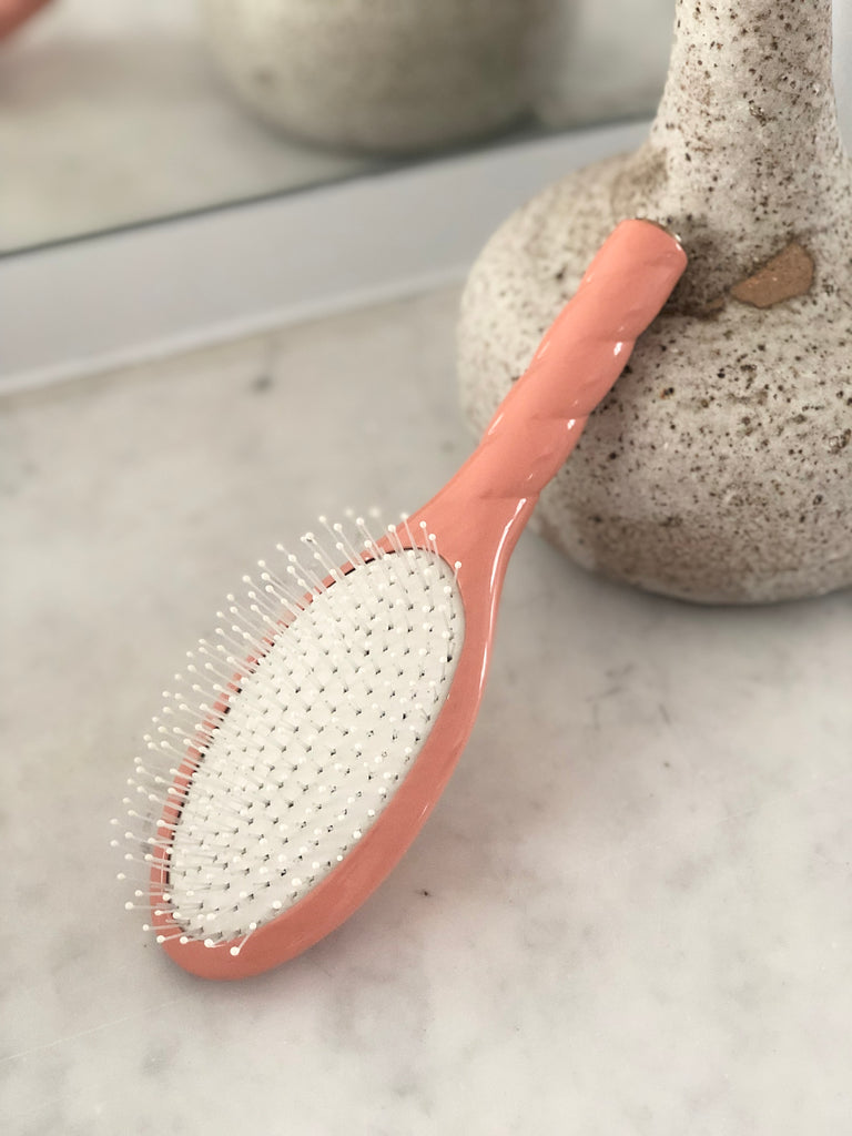 Démêler la brosse 2 Pack, brosse à cheveux démêlante pour adultes et  enfants cheveux mouillés ou secs, brosse à poils de sanglier Sortir les  nœuds