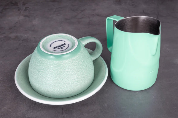 WPM x LOVERAMICS Latte Art Set Emerald 2