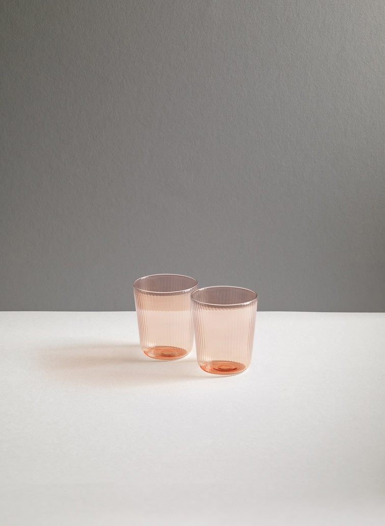 Tumbler, set of two, Cameo Pink - R+D.LAB