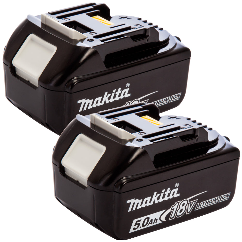 Makita BL1850B 18V LXT Li-ion 5.0Ah Genuine Battery 196673-6 Twin Pack