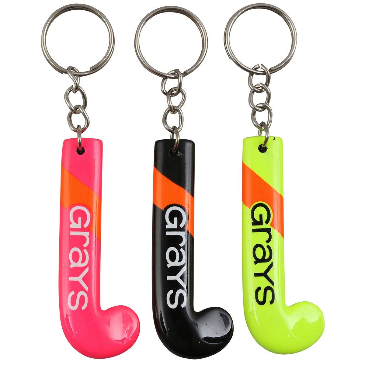 Grays Keyrings Assorted Colours (Pack of 12)