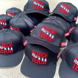 3D EMBROIDERED AWP SEARCH TEAM HATS w/FREE Collector Pin and Bonus Stickers