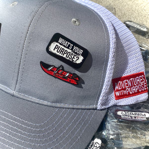 AWP EMBROIDERED BLANK FRONT PANEL HATS w/FREE Collector Pin + 3 Pack Bonus Stickers