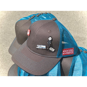 AWP EMBROIDERED BLANK FRONT PANEL HATS w/FREE Collector Pin + 3 Pack Bonus Stickers