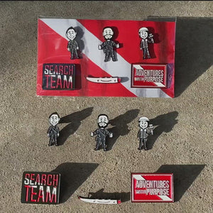 Collector Pins: 6 Piece Start Set w/Jared, Sam, Dan, Search Team, Boat and AWP Pin