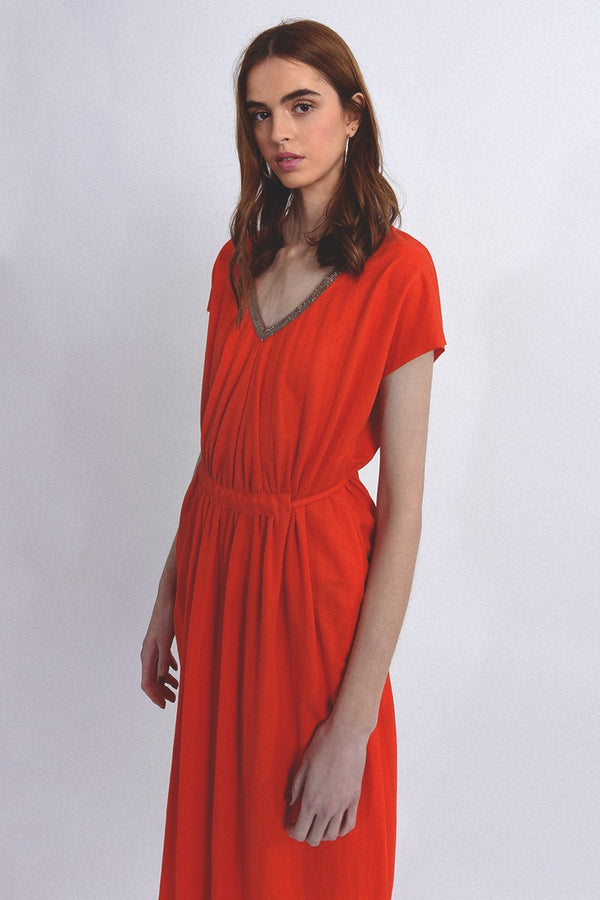 Molly Bracken Red Dress - Sheena's Boutique Ireland