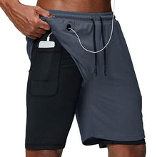Load image into Gallery viewer, Double Layer Workout Shorts
