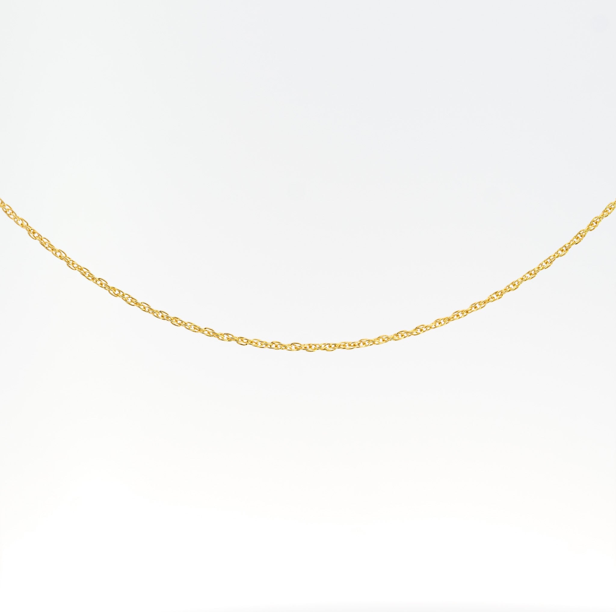 3mm Thick Rope Chain - Crislu 20 / 18kt Yellow Gold