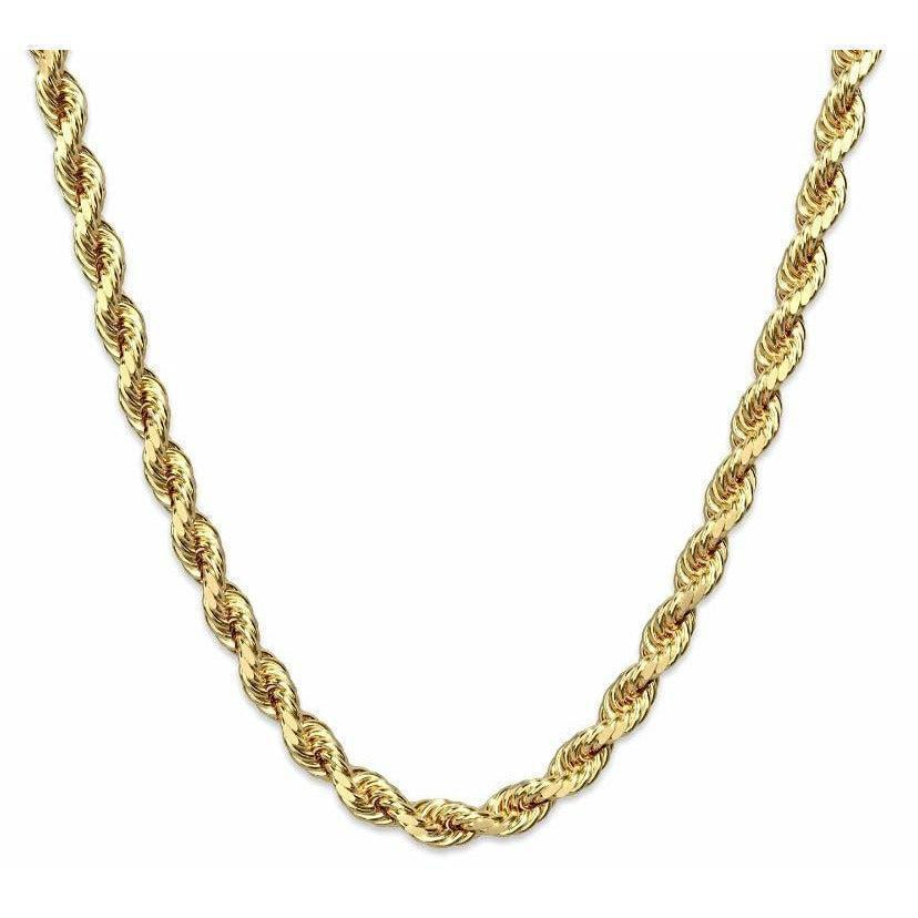 Rope Chain Necklace 14K Gold - Kinn 18