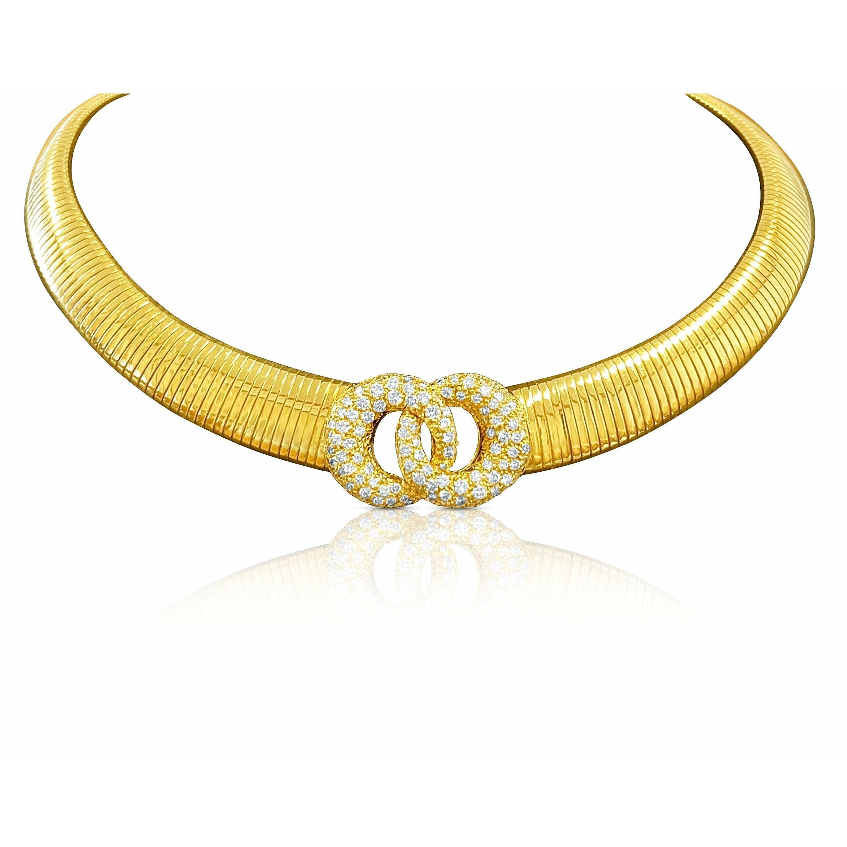 18K Gold Plated Layered Choker Necklaces for Women – Joycuffs