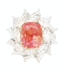 Padparadscha sapphire ring by Assay Jewelers