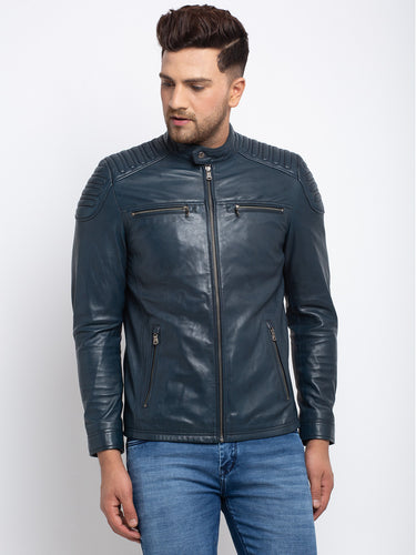 Luis Leather Full Grain Leather Jacket for Men India | Ubuy