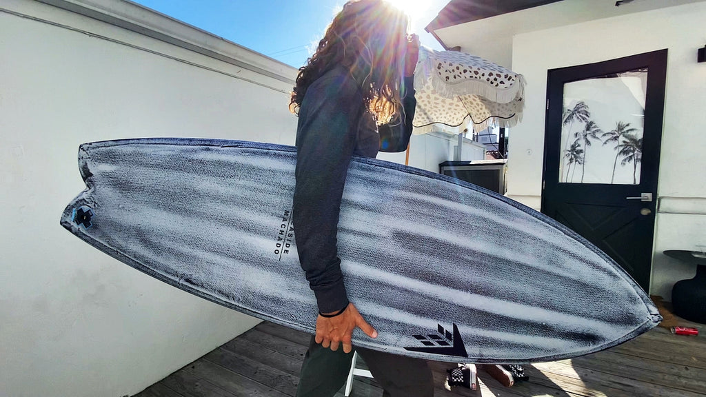 Rob Machado with the Seaside in Firewire's new Volcanic Technology