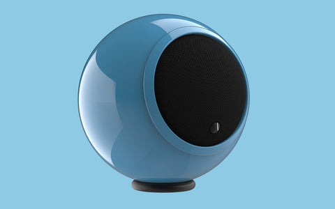 Gallo blue spherical speaker