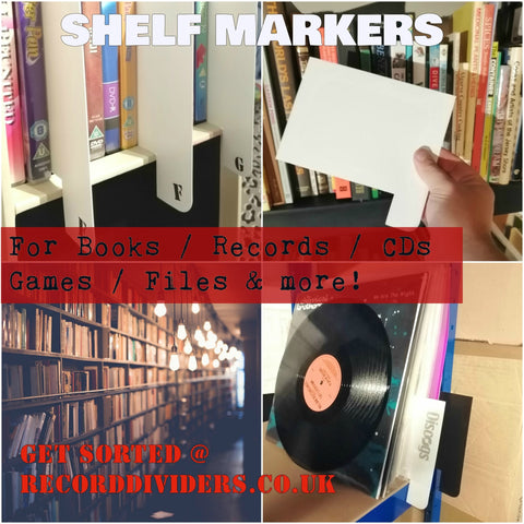 shelf markers plastic index filotrax