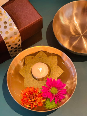 Kansa Urli Serving Bowl - blissveda