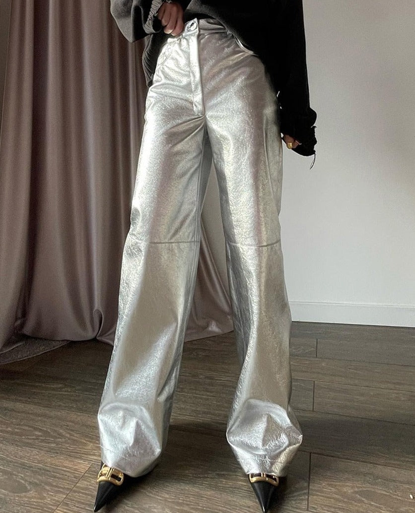 Trousers  Silver  women  128 products  FASHIOLAin