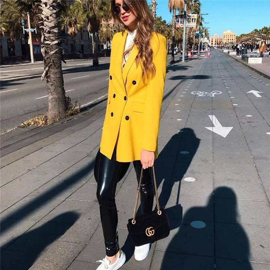 GABRIELLA YELLOW 2 PIECE SUIT – The Look Edit