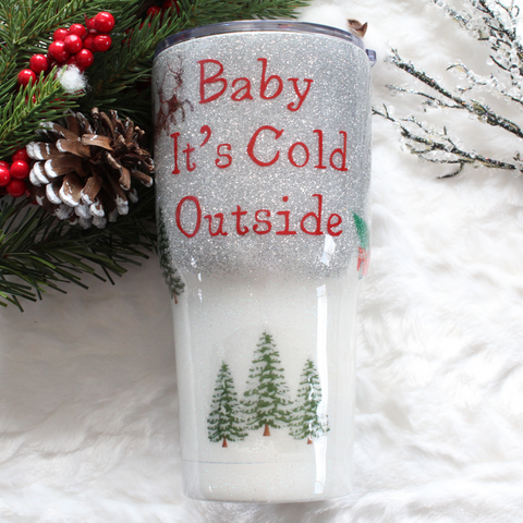 Christmas Lights Peek-a-Boo Tumbler – AvaMae Creations