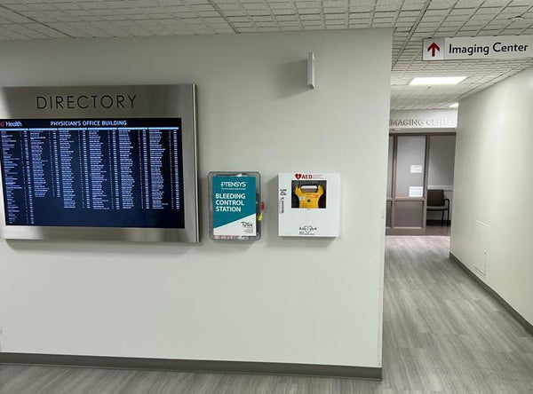 TyTek Medical bleed control stations at one of the University of Cincinnati Hospital sites