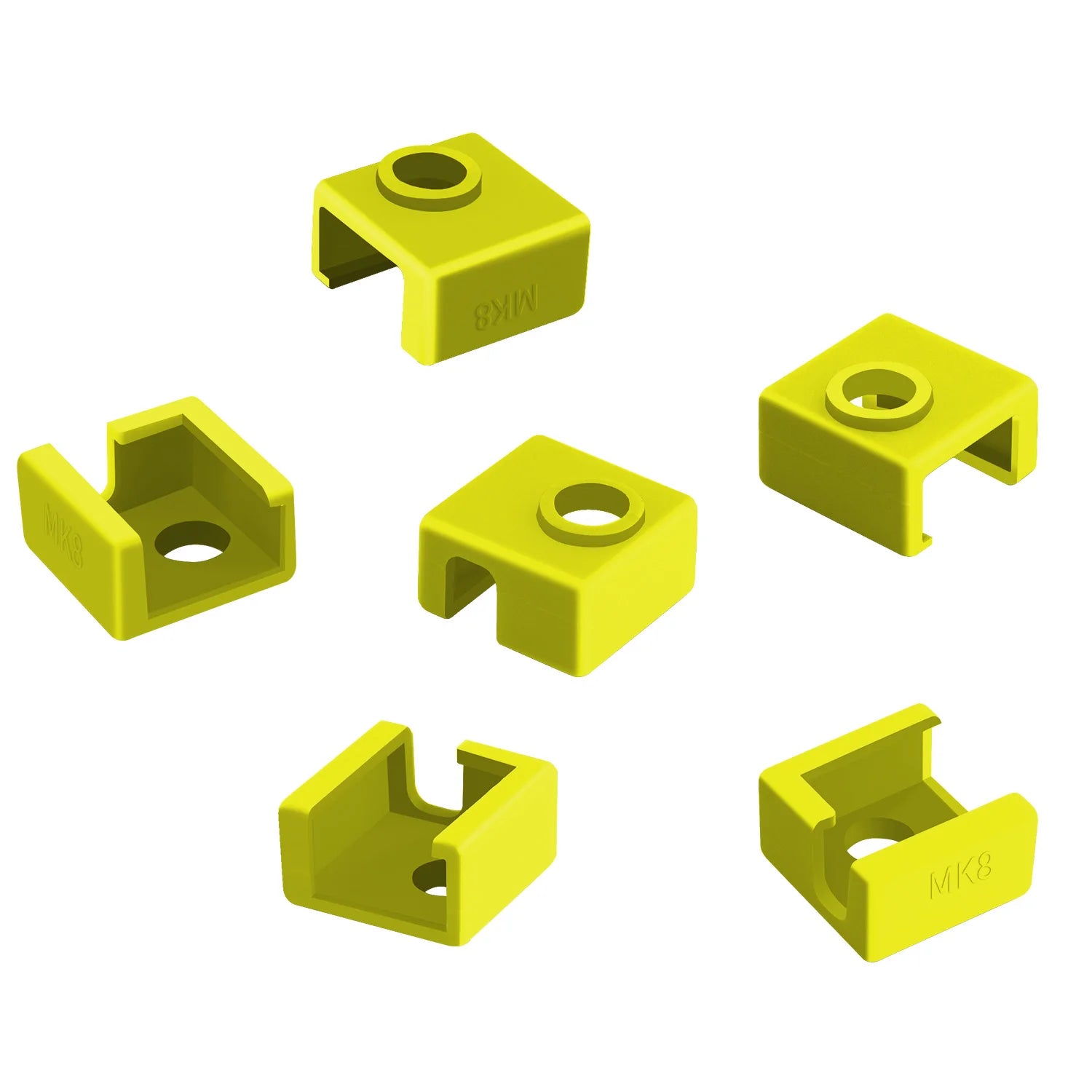 Custom 3D Printer MK8 Protective Silicone Sock Cover Case Heated Block Warm Keeping Cover For CR10/MK7/MK8/MK9 Hotend Extruder Manufacturer
