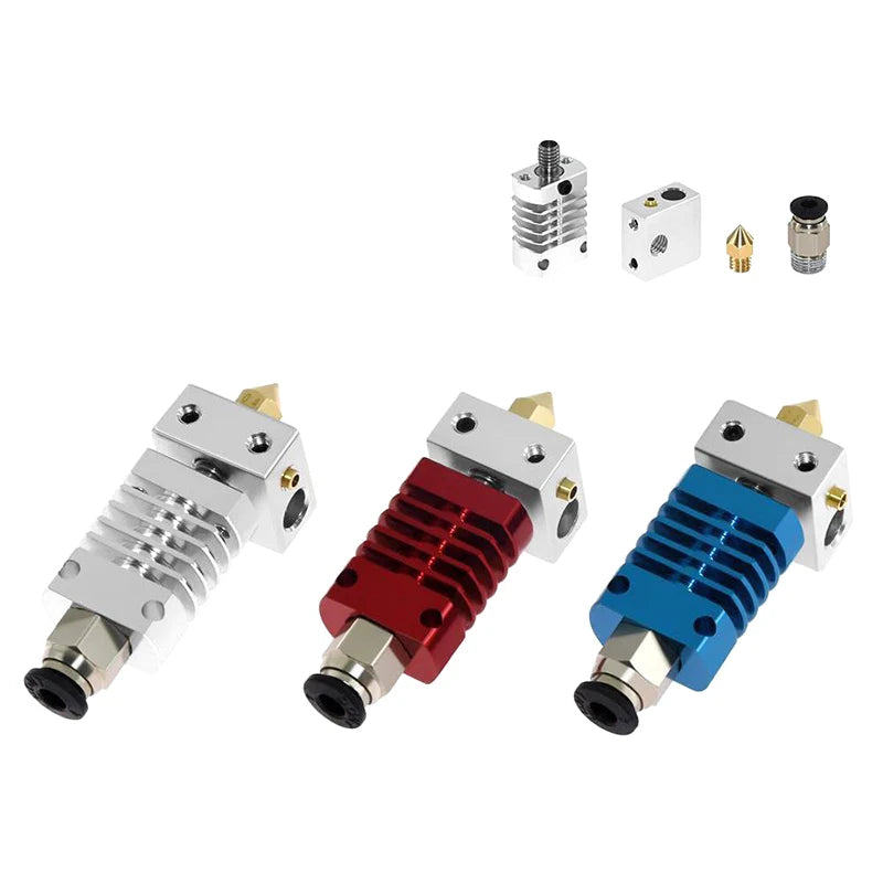 Custom 3D Printer Parts Full Metal J-head Hotend MK8 Extruder Kit For CR-10 CR-10S 3D V6 Bowden Extruder 1.75/0.4MM Nozzle Manufacturer