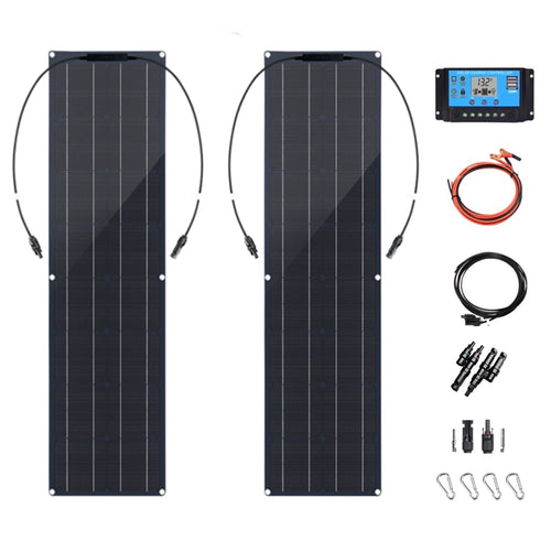 PLACA SOLAR 200W FLEXIBLE BLACK