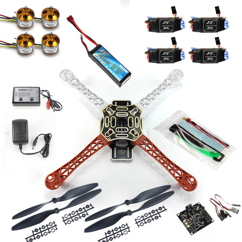 DIY 4 axle RC Multi QuadCopter Drone RTF ARF KK V2.3 Circuit board 1000KV  Motor 30A ESC Lipo F450 Frame Kit 8ch TX Rx F02192-A - AliExpress