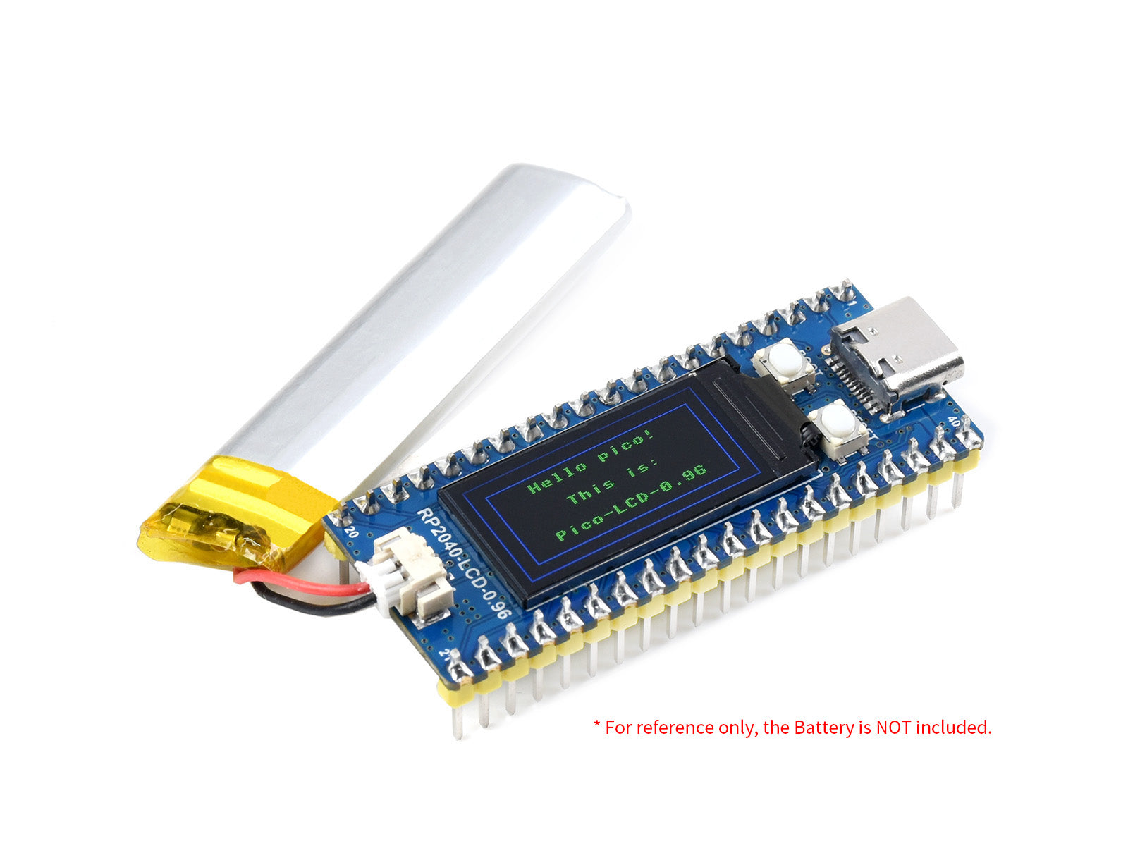 Rp2040 Lcd 096 A Low Cost High Performance Pico Like Mcu Board Based Lonten Technology 4771