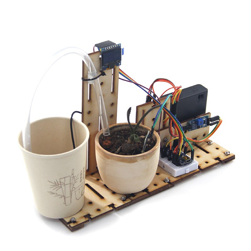 Micro Expression Plant Automatic Watering Device Soil Moisture Detection DIY Production Compatible with Arduino