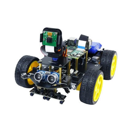 Raspberry PI 4B visual car camera recognition robot AI Python programming wifi