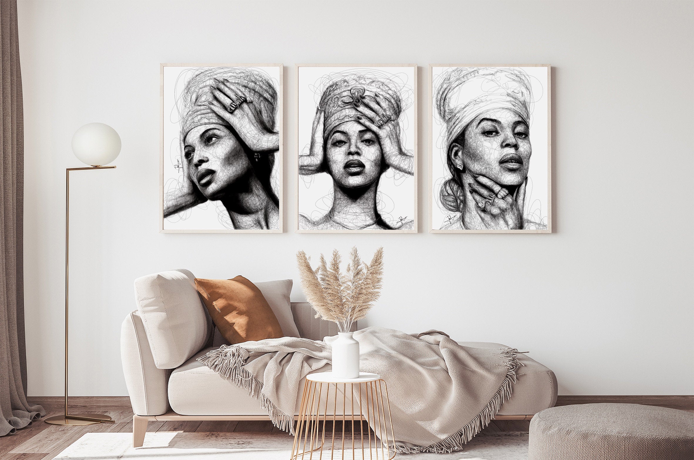 BEYONCE Set of 3 Prints