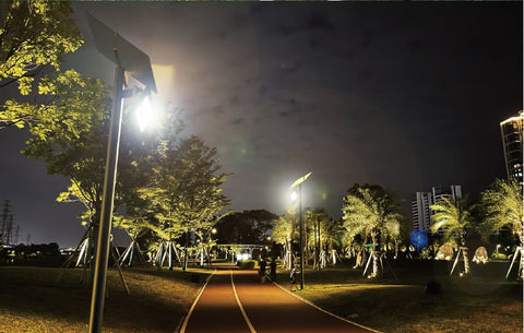 Wewoo - Projecteur LED extérieur Paysage solaire d'éclairage de
