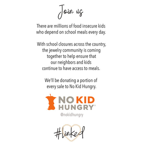 FUTURA Jewelry Donates Portion of Every Sale to No Kid Hungry