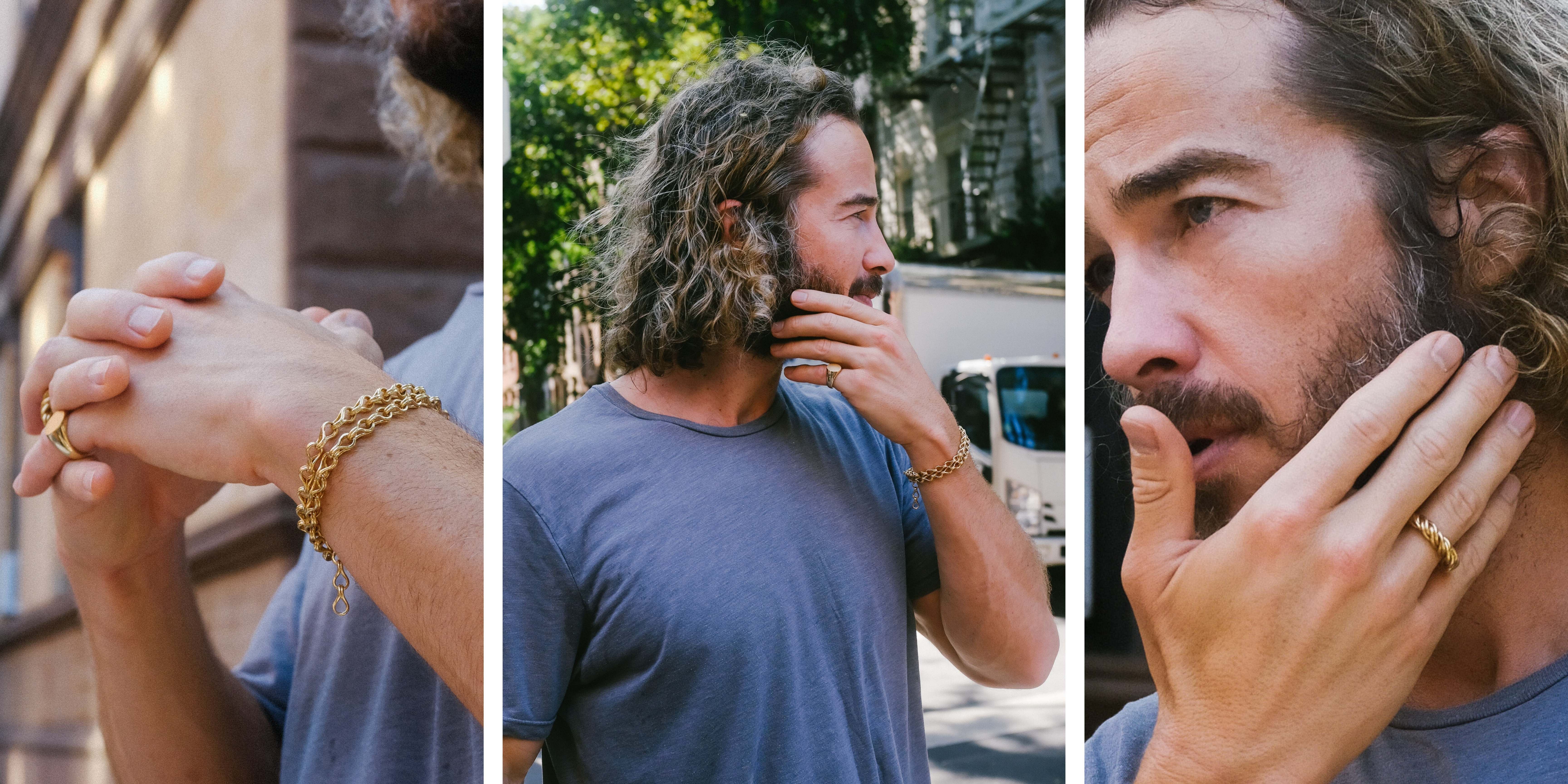 Sustainable Gold Jewelry For Men Handcrafted in NYC